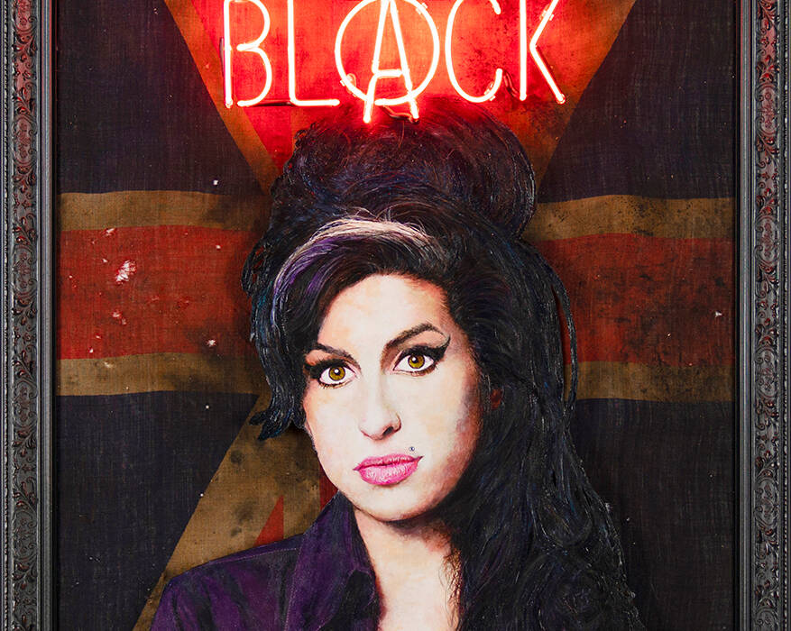 Amy Winehouse - Back To Black, by Illuminati Neon