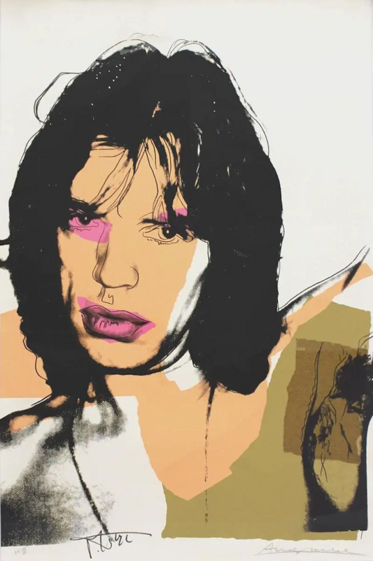 Signed Mick Jagger FS II.141 - Andy Warhol, 1975